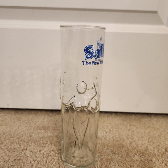 VTG Disco Sally's New York Sheraton Female Figure Zombie Highball Cocktail Glass - Picture 2 of 3